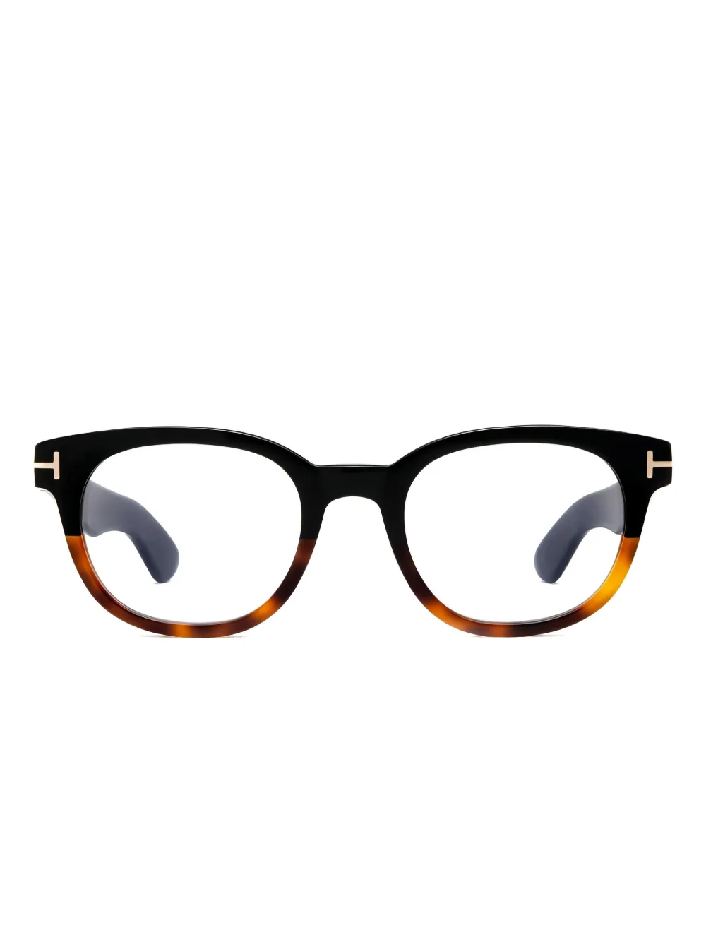 TOM FORD Eyewear Bril met rond montuur Zwart