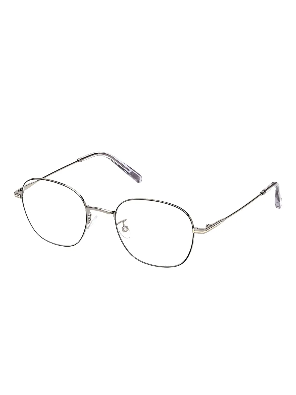 TOM FORD Eyewear Bril met rond montuur Zilver