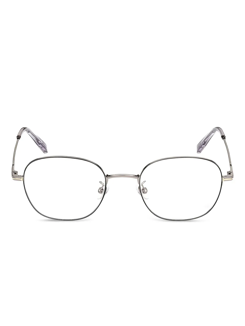 TOM FORD Eyewear Bril met rond montuur Zilver
