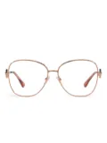 Versace Eyewear buttterfly-frame glasses - Pink