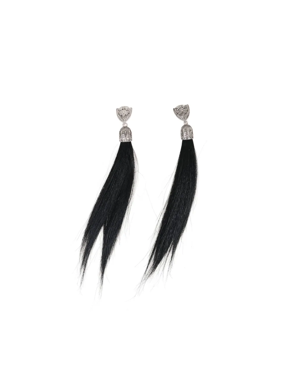 DSQUARED2 aretes con borlas | negro | Image 1