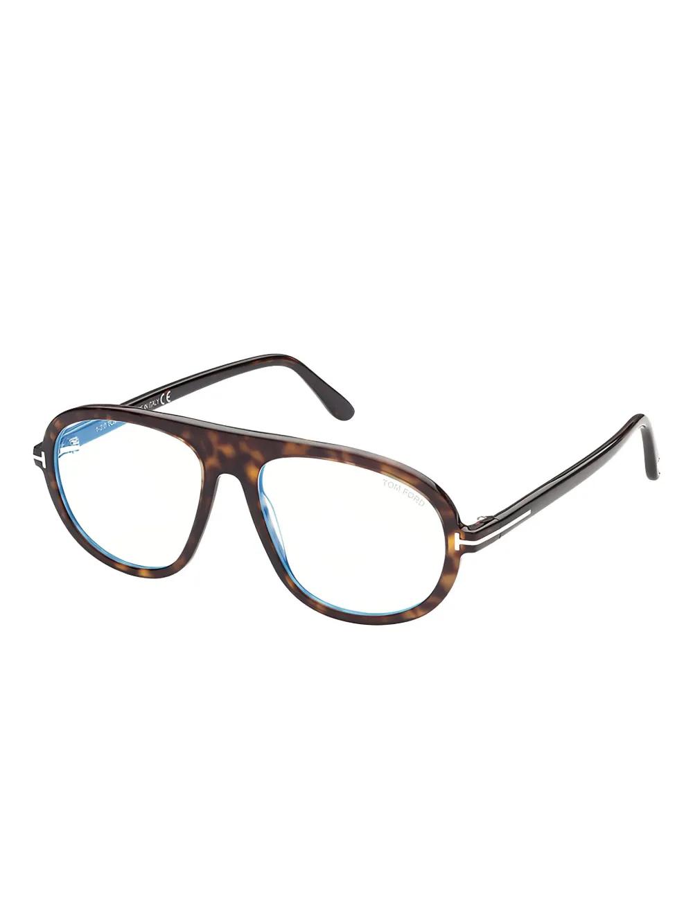 TOM FORD Eyewear Bril met piloten montuur Bruin