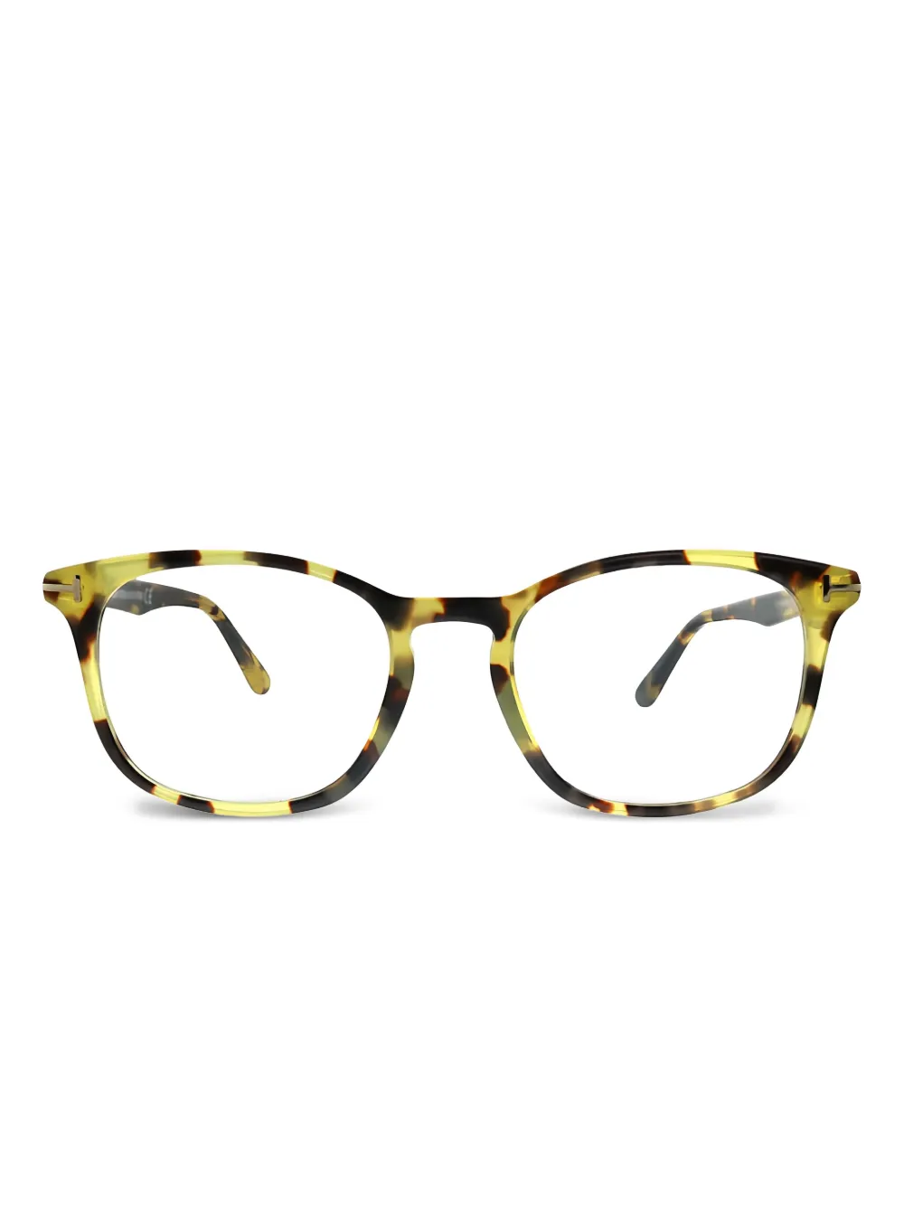 TOM FORD Eyewear Bril met vierkant montuur Bruin