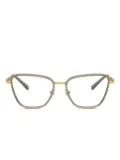 Versace Eyewear butterfly-frame glasses - Grey