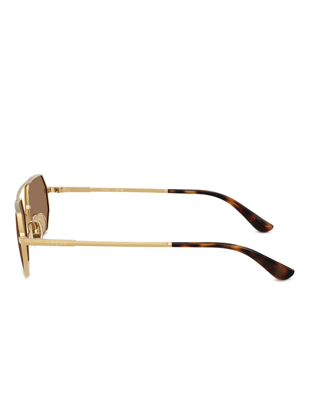 Vogue Eyewear Zonnebril met geometrisch montuur Goud