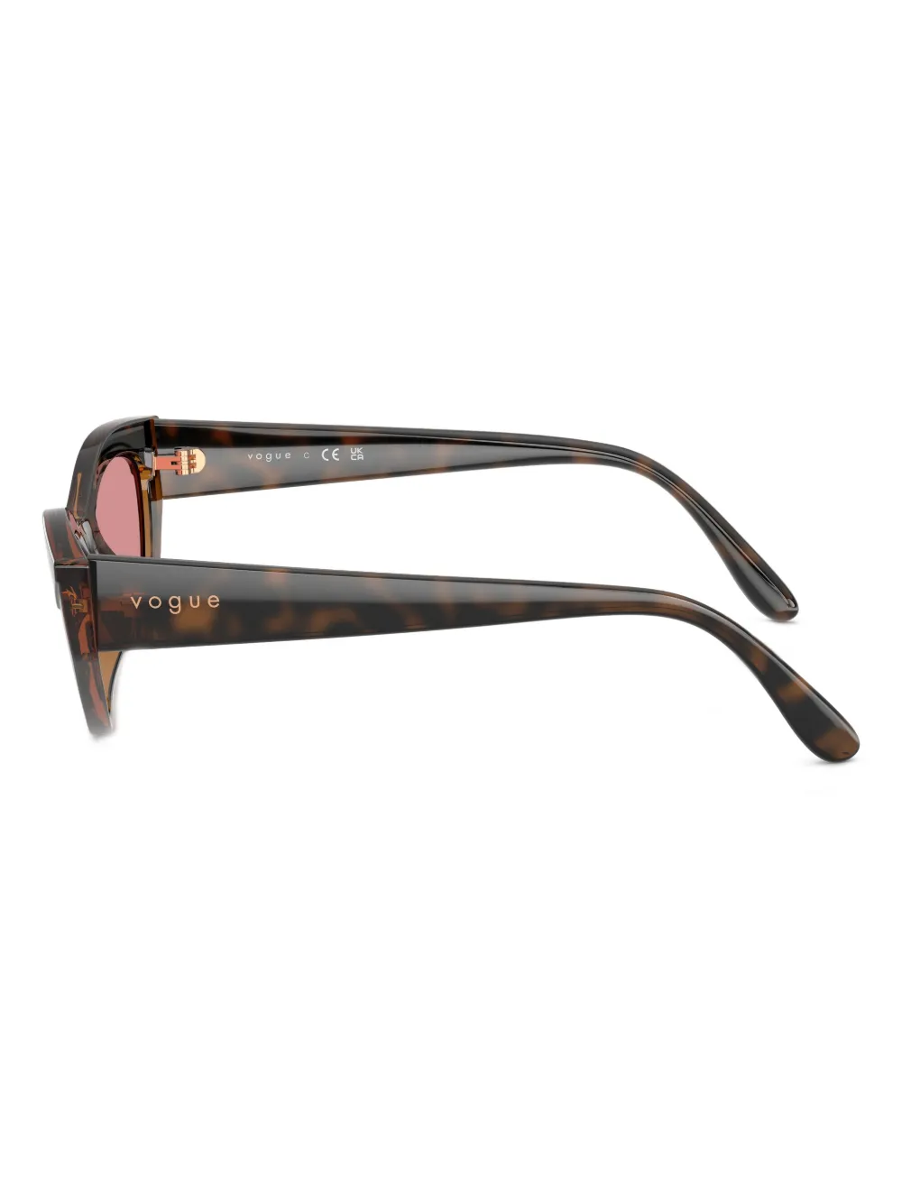 Vogue Eyewear Zonnebril met cat-eye montuur Bruin