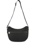 Borbonese crescent-shape zip shoulder bag - Black