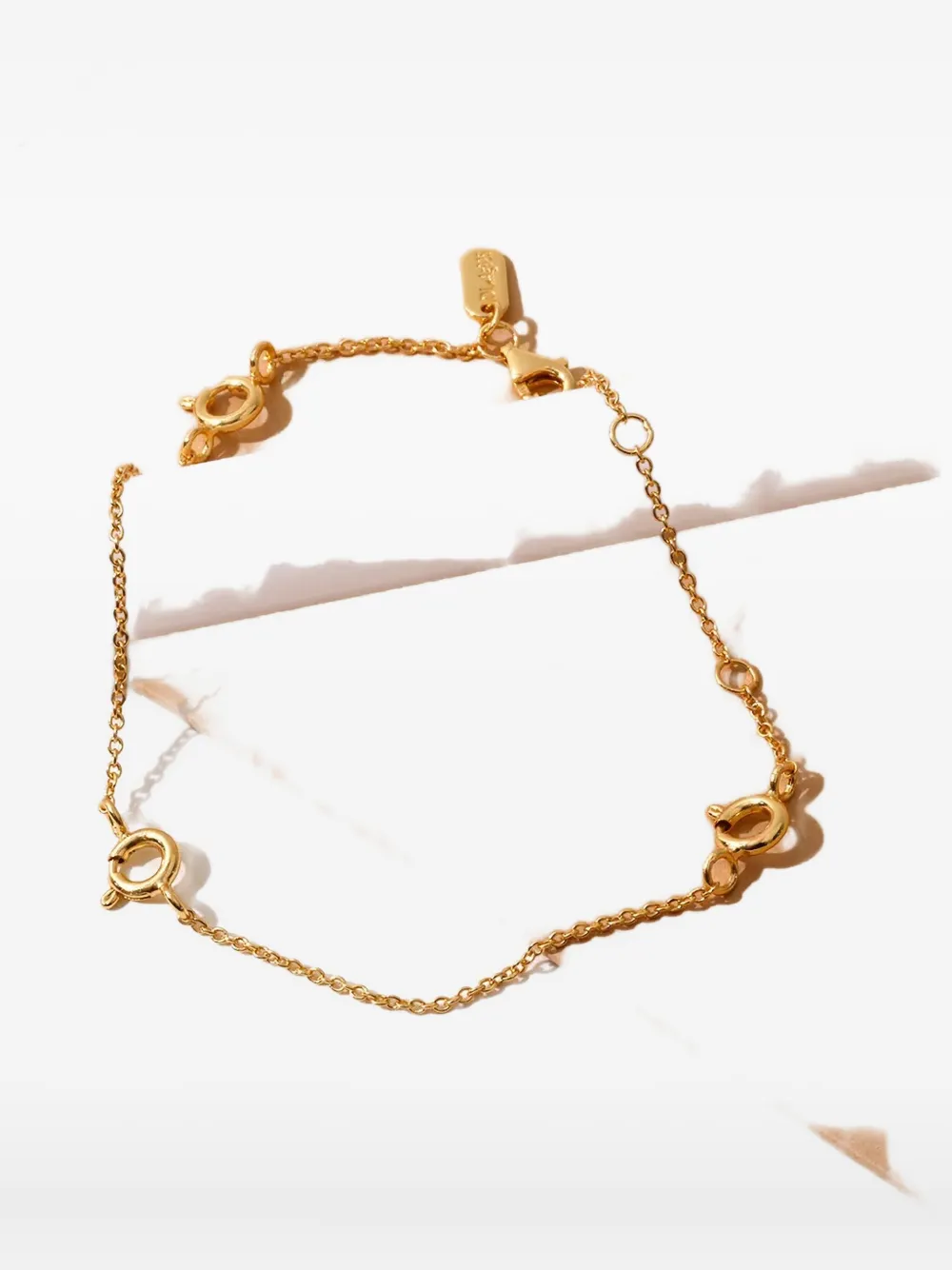 Design letters Ruth Anchor bracelet - Goud