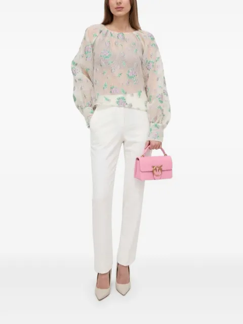 Custommade floral-print blouse