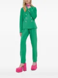 Custommade crystal-embellished double-breasted blazer - Green