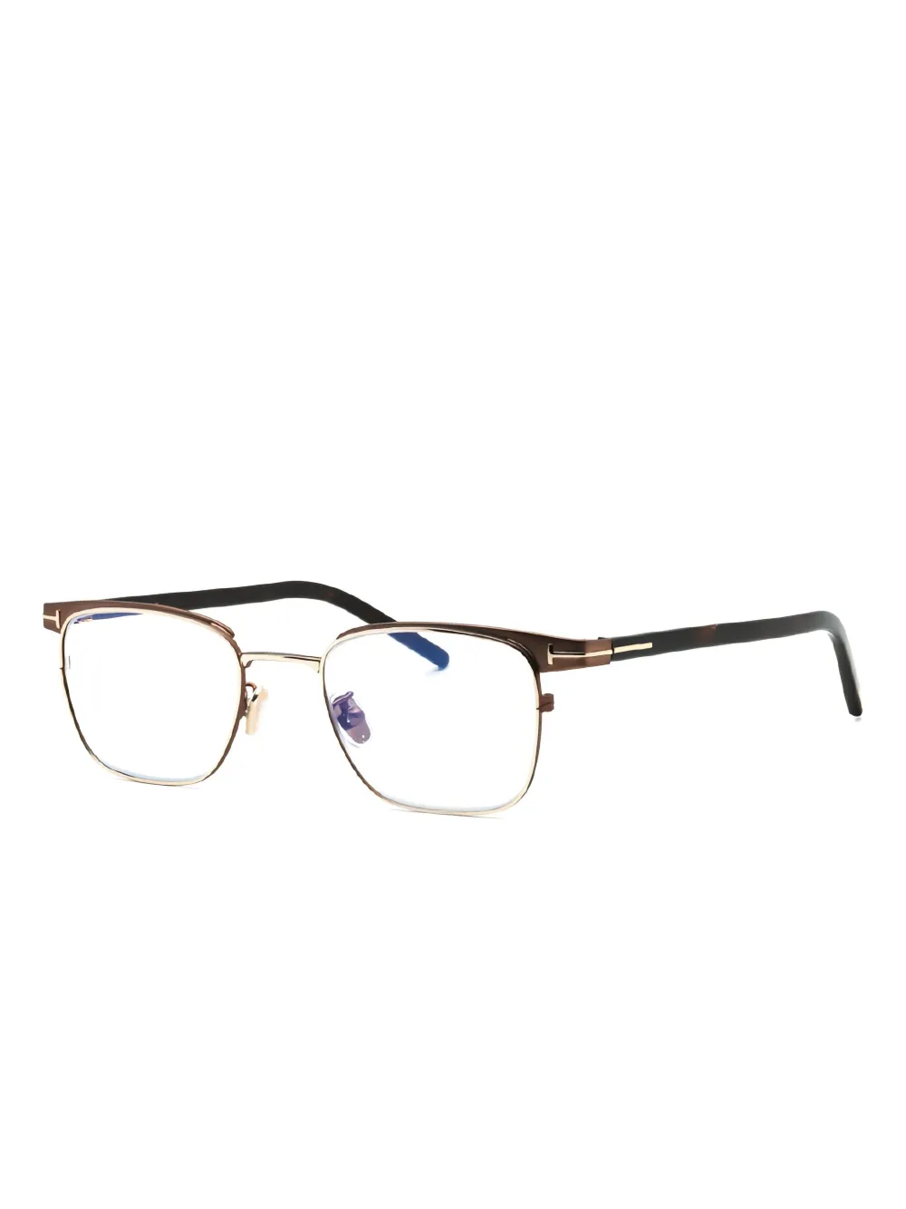 TOM FORD Eyewear Bril met vierkant montuur Goud
