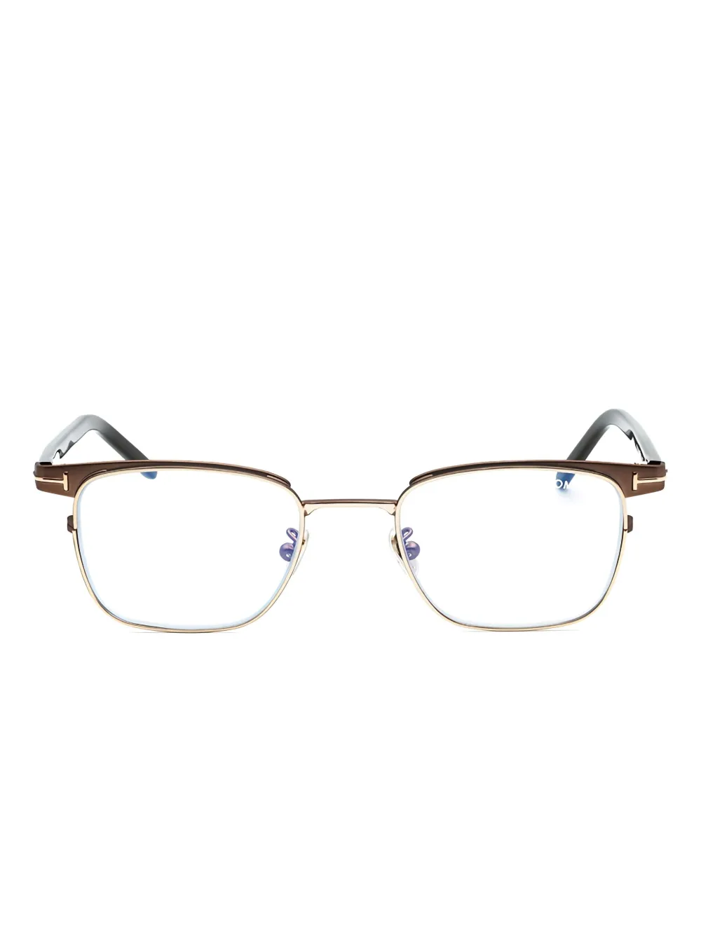 TOM FORD Eyewear Bril met vierkant montuur Goud