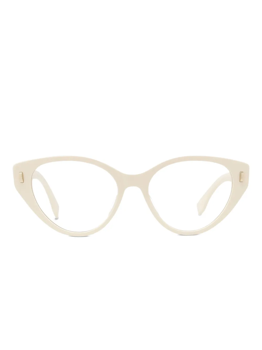 cat eye-frame glasses