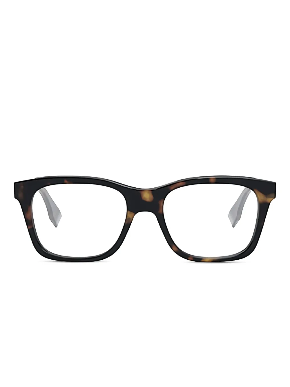 Fendi Square-frame Glasses In Brown