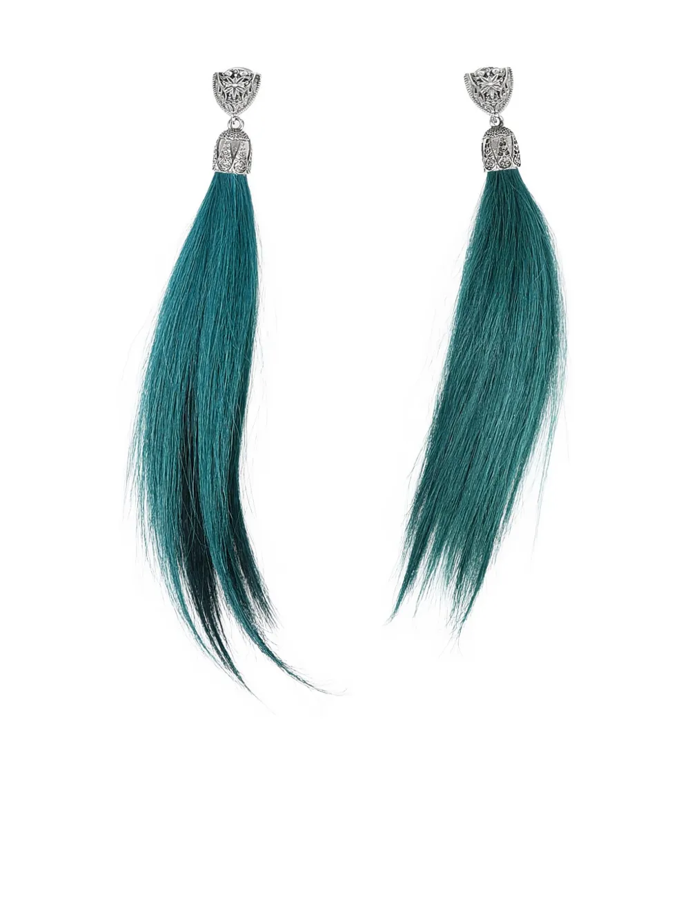 DSQUARED2 aretes con borlas | verde | Image 1