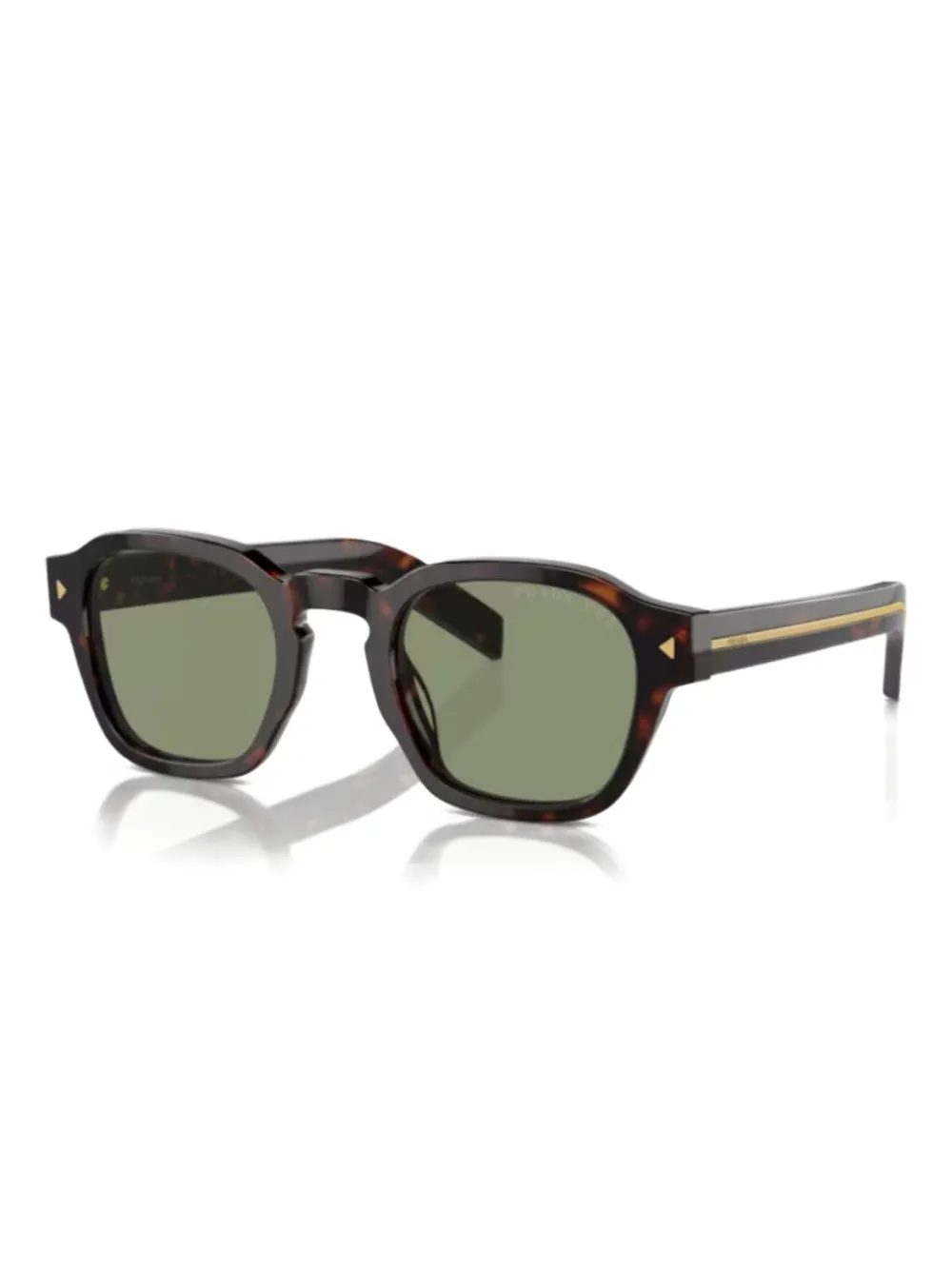 Prada Eyewear A16S gold-detail sunglasses Bruin