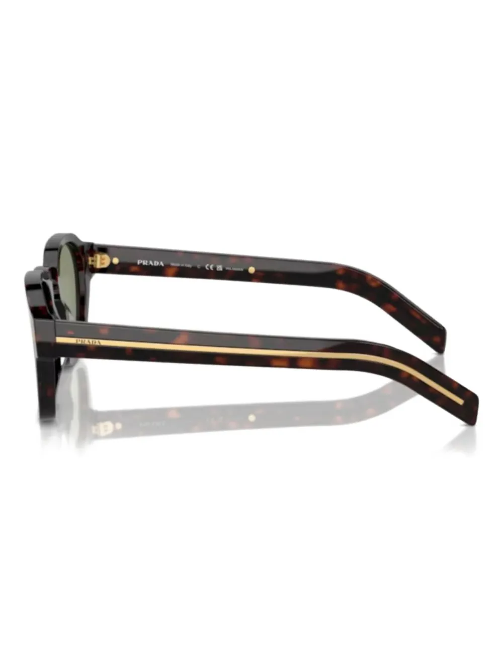 Prada Eyewear A16S gold-detail sunglasses Bruin