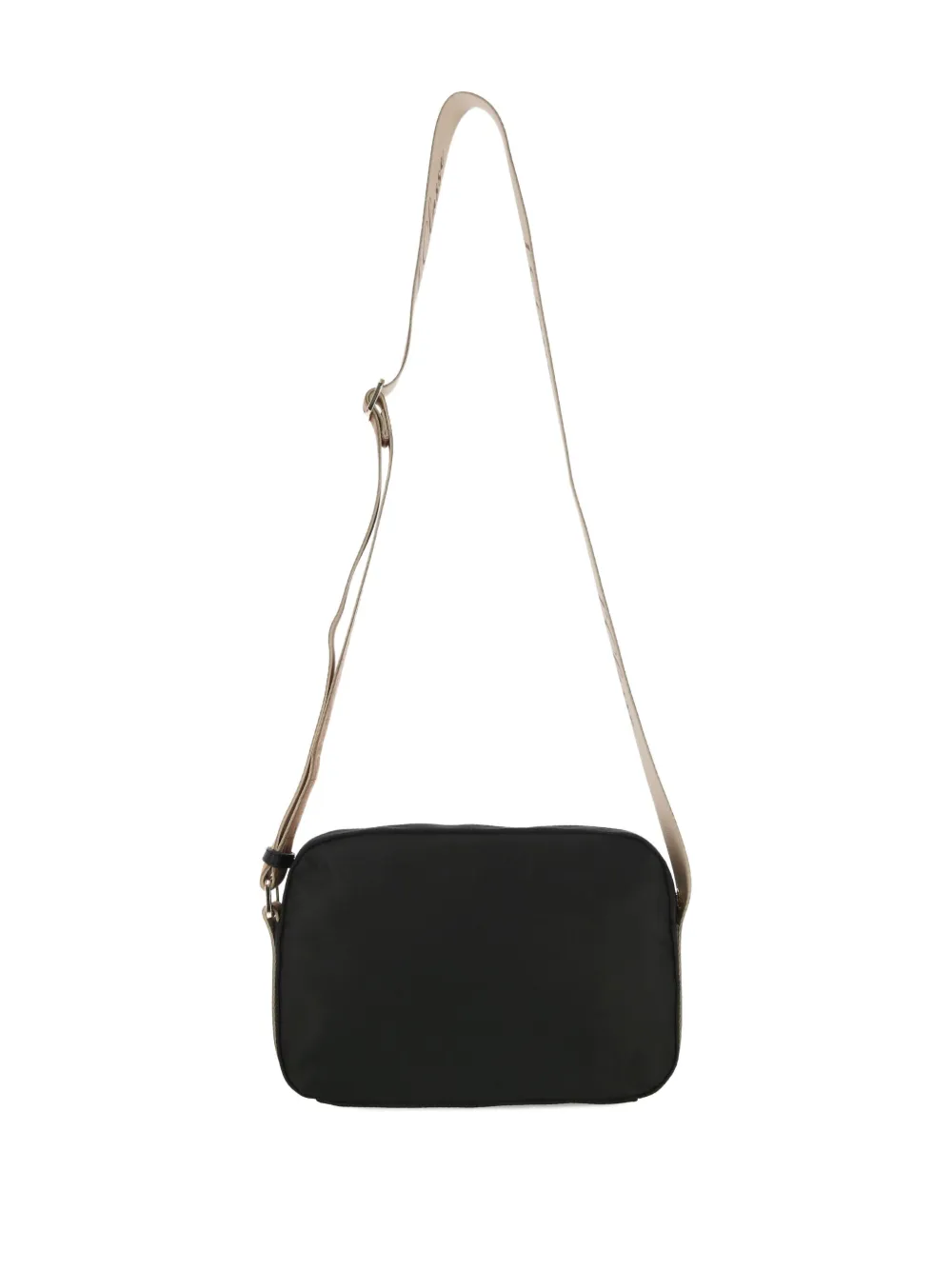 ALVIERO MARTINI 1° CLASSE Schoudertas met map-print - Zwart