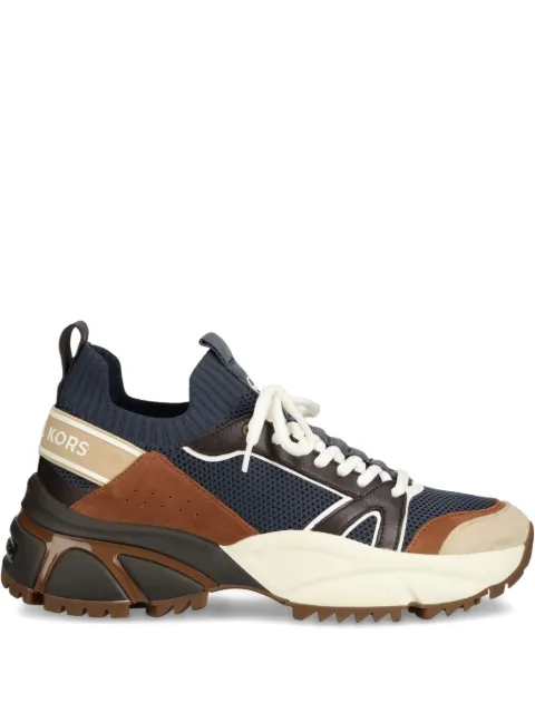 Michael Kors Lucas panelled chucky-sole sneakers