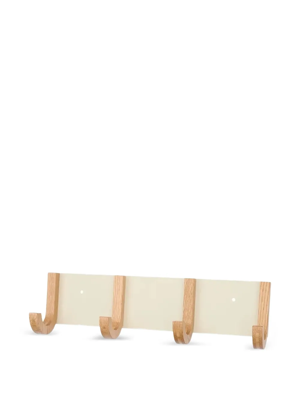 Design letters Jay Rack 4 Eichenholz-Wandhakenregal (43cm) | Weiß | Image 1