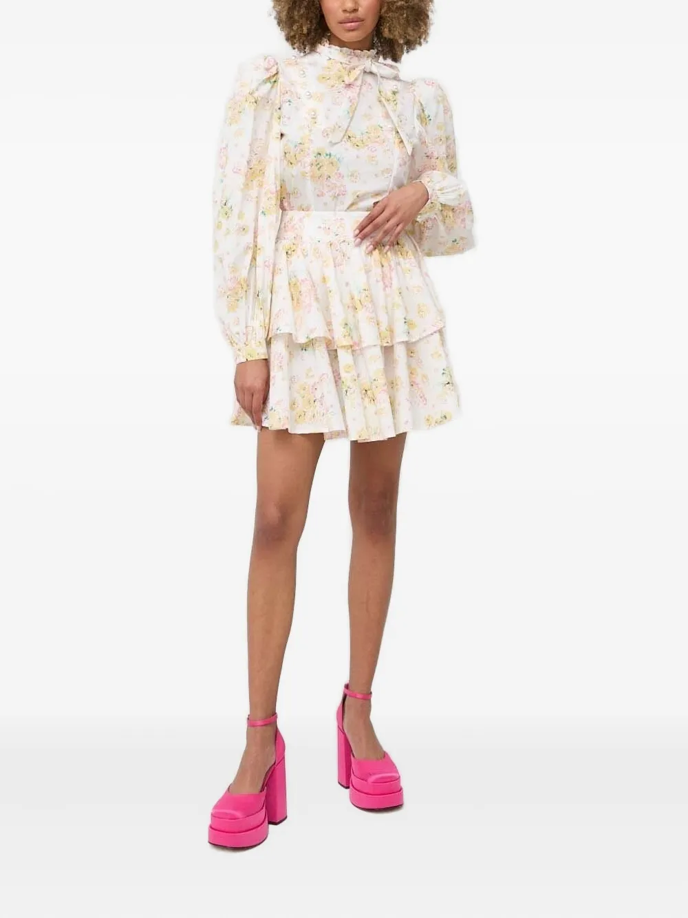 Custommade floral mini skirt | A-Line Skirts | Image 2