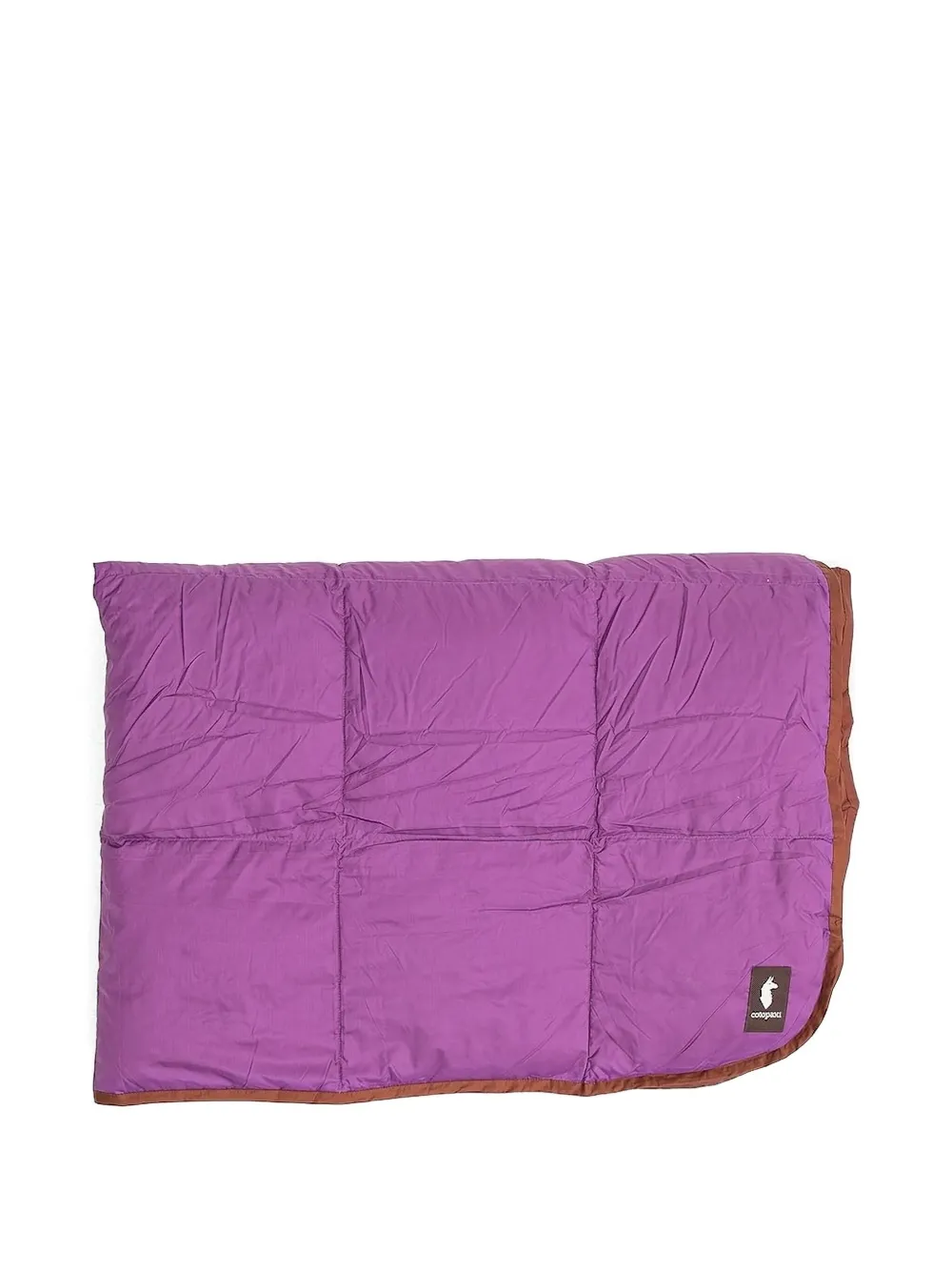 COTOPAXI Tweekleurige gewatteerde poncho Paars