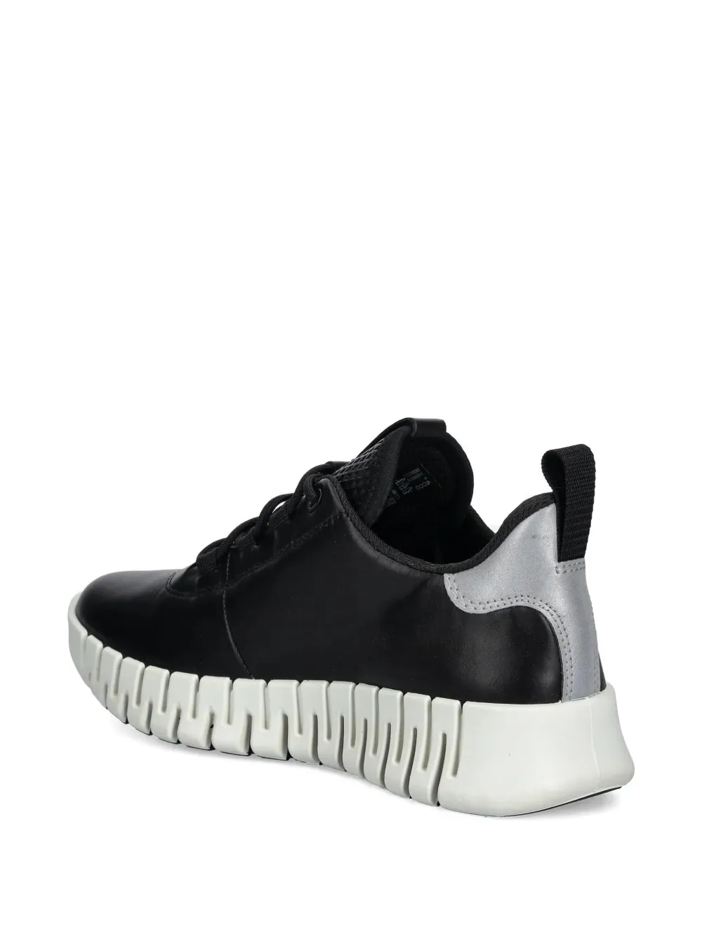ECCO Gruuv leren sneakers - Zwart
