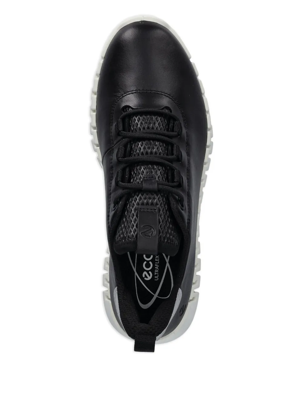 ECCO Gruuv leren sneakers Zwart