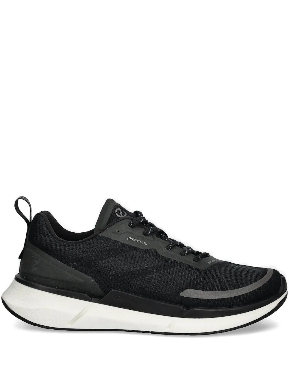 ECCO lace-up mesh sneakers Black