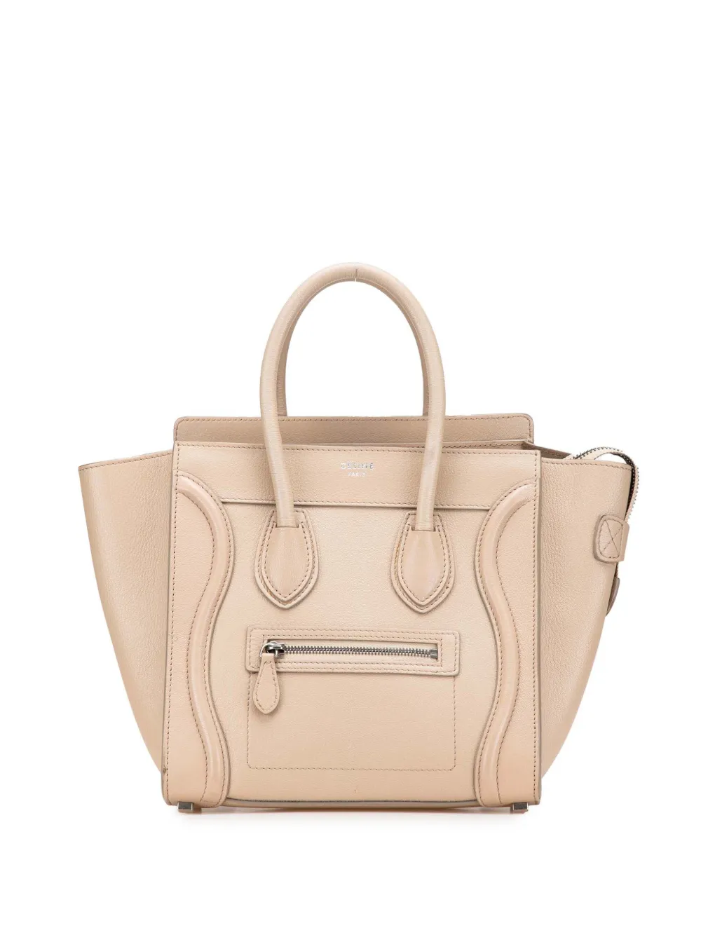 Céline Pre-Owned 2013 Micro Leather Luggage tote bag - ブラウン Céline Pre-Owned 2013 Micro Leather Luggage tote bag - ブラウン