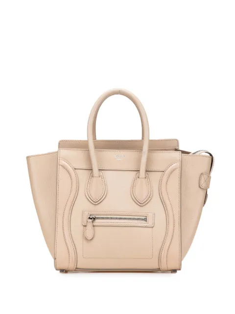 Céline Pre-Owned 2013 Micro Leather Luggage tote bag