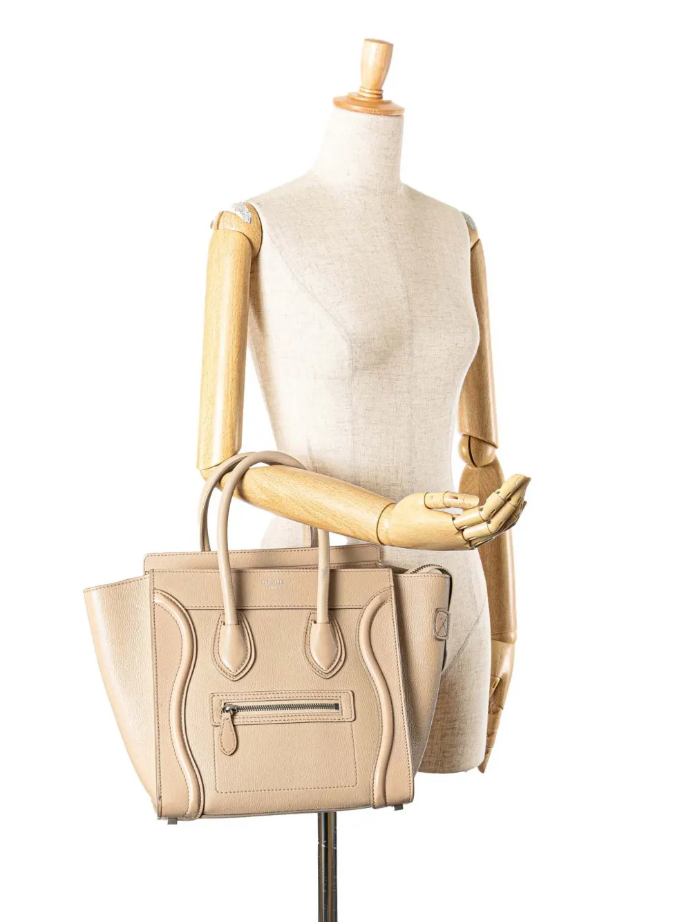 Céline Pre-Owned 2013 マイクロ レザー ラゲージ トートバッグ | プレオウンド | Image 2
