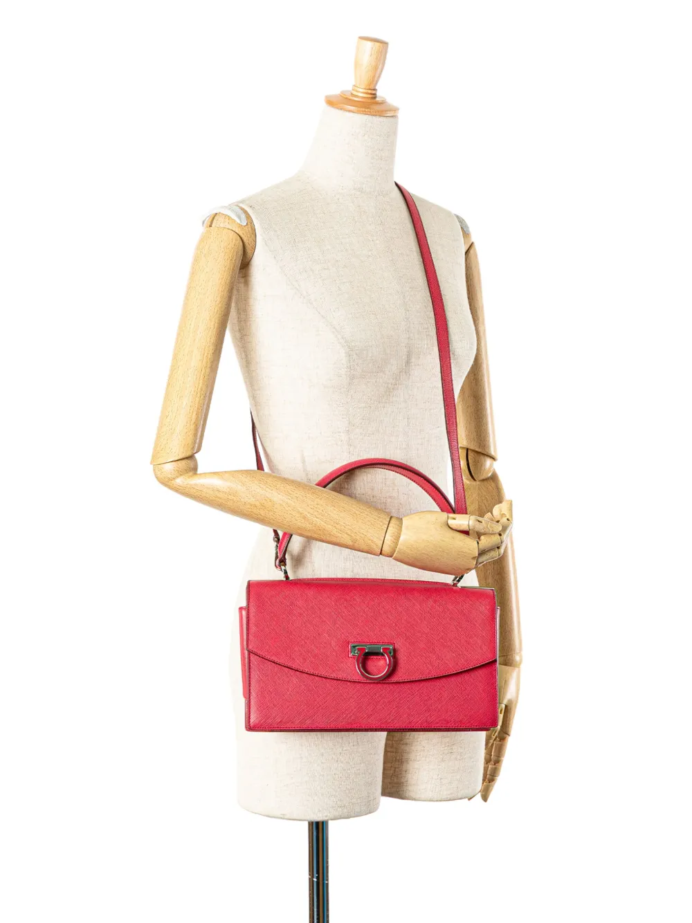 Ferragamo Pre-Owned bolsa satchel Gancini Convertible de piel con asa superior 2000-2024 | Estilos de archivo | Image 2