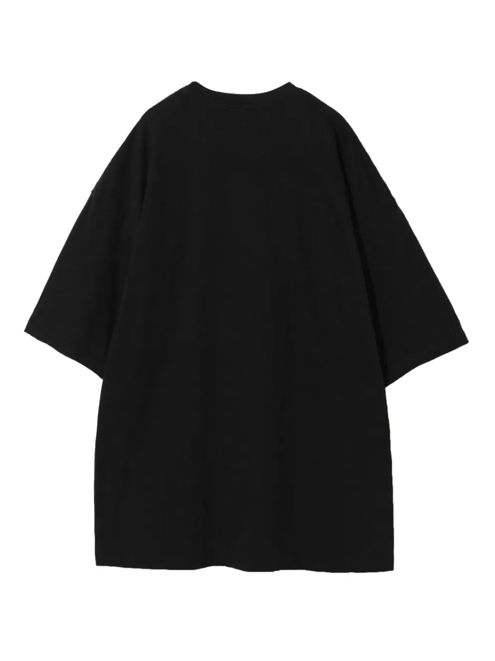 Undercover T-shirt met kruisschroef - Zwart