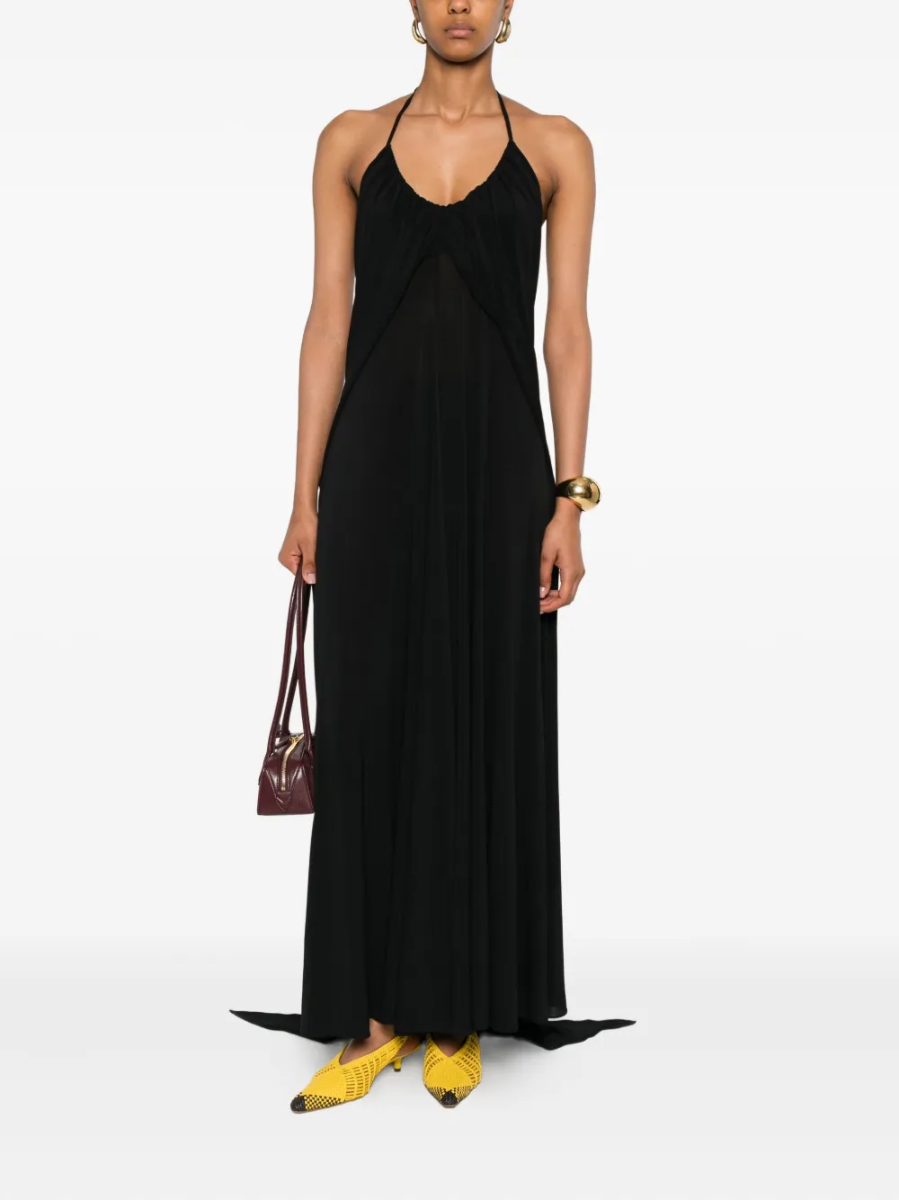 Alaïa halterneck sheer-panel dress | Day Dresses | Image 2
