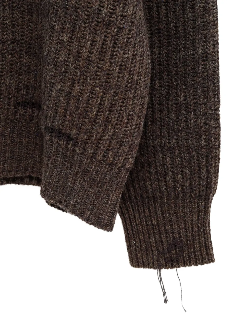 Maison Margiela Ribgebreide trui Bruin