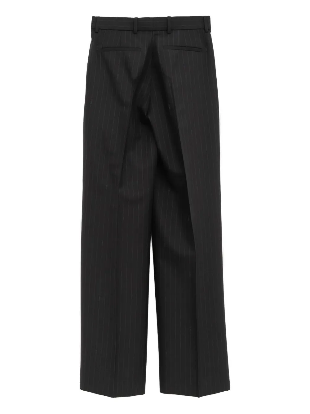 Gucci Broek met krijtstreep Zwart