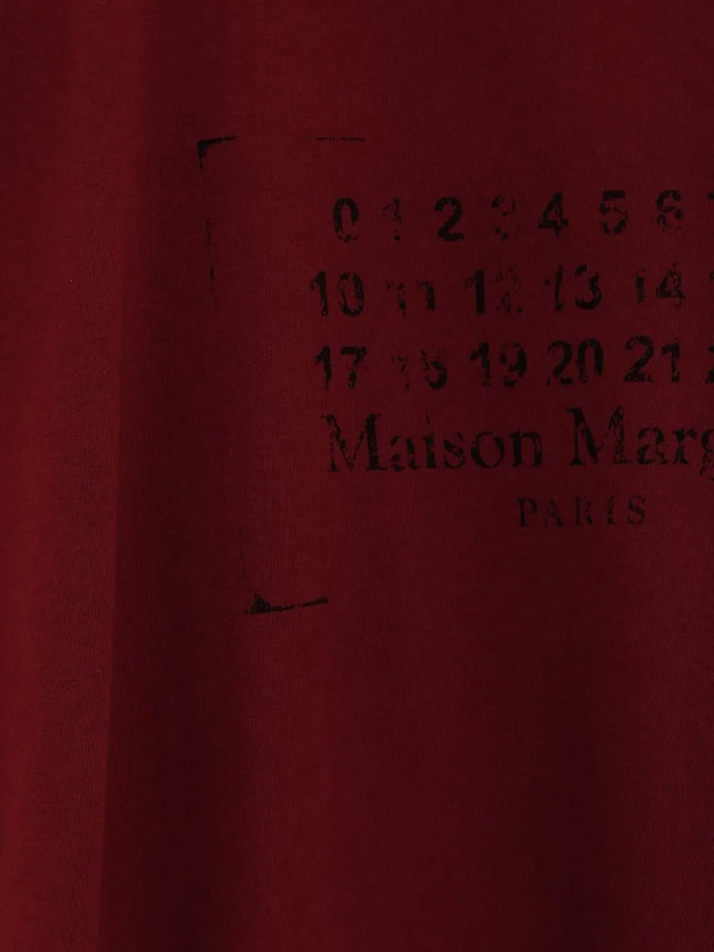 Maison Margiela Mouwloze katoenen top Rood