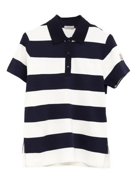Moncler striped polo shirt