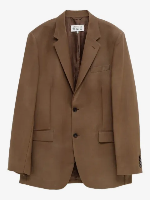 Maison Margiela 버튼 싱글 브레스티드 재킷