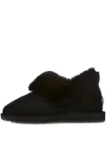 EMU AUSTRALIA sheepskin fur-trimmed slippers - Black