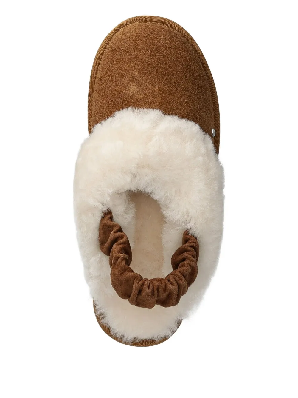 Emu Australia Platform Elastic-band Flat Mules In Brown