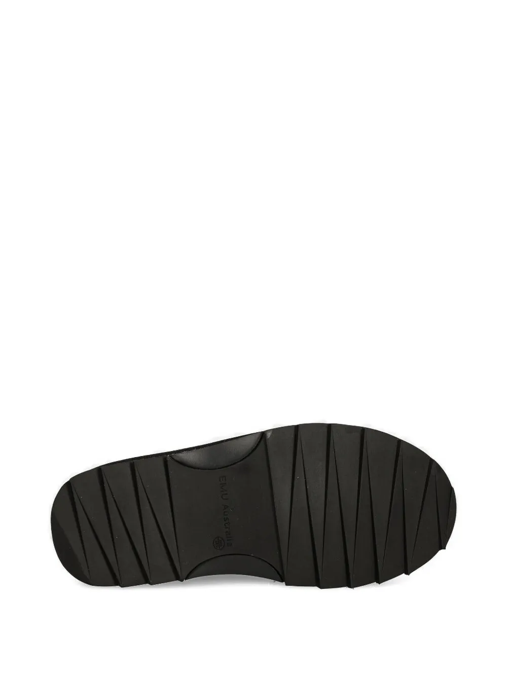 Emu Australia Sharky Mini Leather Shearling Boots In Black