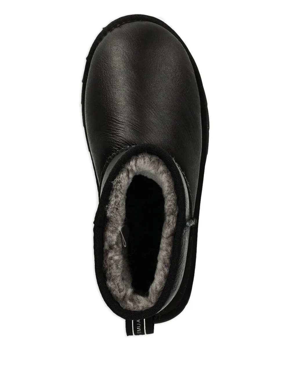 EMU AUSTRALIA Sharky Mini leather shearling boots Black