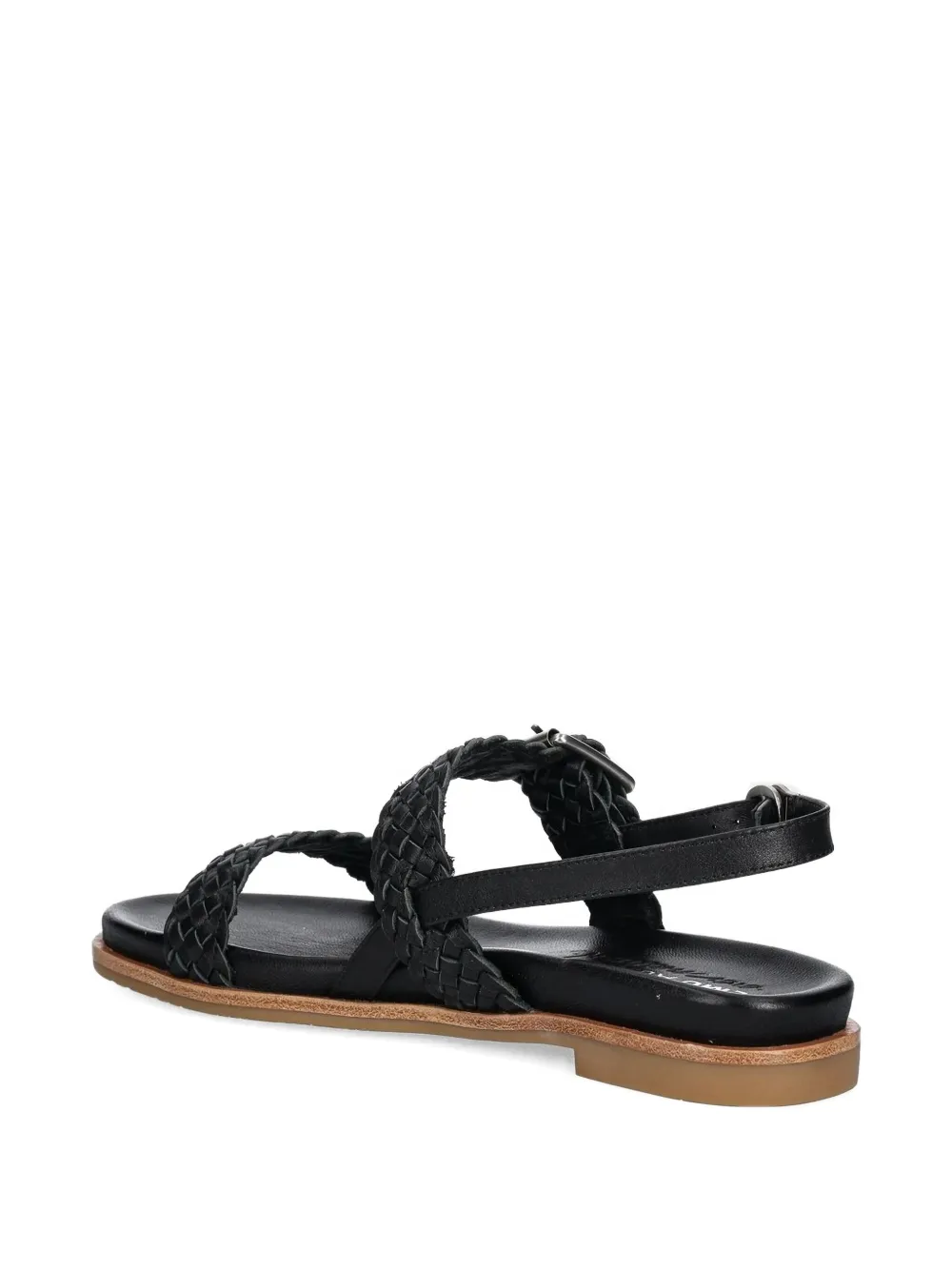 EMU AUSTRALIA Sandalen met gevlochten leren gesp Zwart