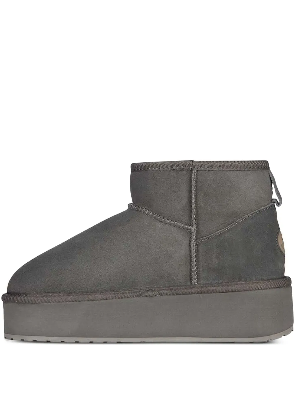 Emu Australia Platform Sheepskin-lined Boots In Gray