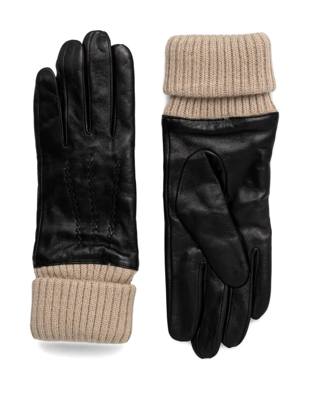 EMU AUSTRALIA leather quilted gloves | Black | Image 1