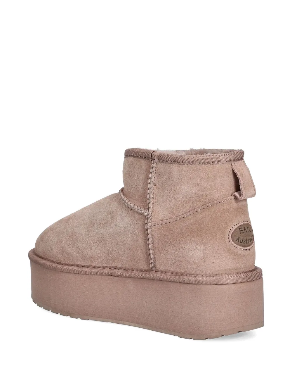 Emu Australia Platform Lined Boots In Neutral