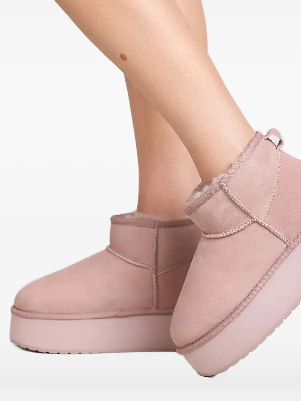 Emu Australia Platform Lined Boots In Neutral