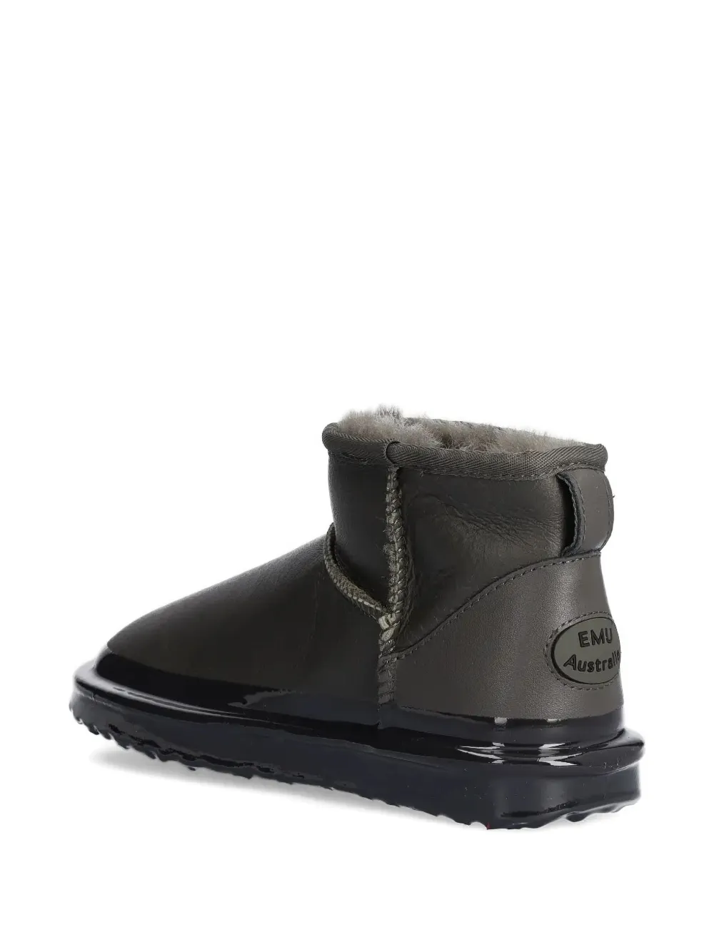 Emu Australia Stinger Micro Dipped Ankle Boots In Green